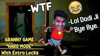 *HARD MODE* Me Dadi Ji Ke Ghar Se bhag Gaya - | GRANNY HORROR GAME | (Hard Mode with Extra Locks)