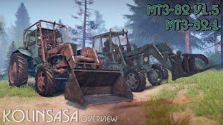 Spintires 2014 - МТЗ-82 v1.5 и МТЗ-82.1