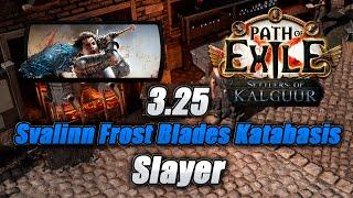 Swalinn Shield Makes Your Game Easy!!! Frost Blades of Katabasis Build - Path of exile 3.25