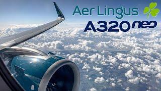 Aer Lingus Airbus A320neo ️ FULL FLIGHT REPORT  London Heathrow - Dublin  ENGINE VIEW