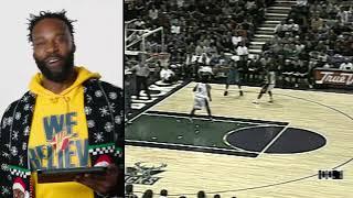 This Day in History: Baron Davis reacts to his full-court shot from 2001