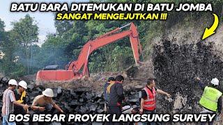 Batu Bara Ditemukan Di Batu Jomba !!! Bos Besar Proyek Langsung Survey