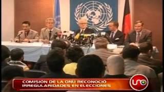 Comisión de la ONU reconoció irregularidades en las elecciones