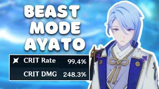 99% Crit Rate On C0 Ayato are INSANE! [Genshin Impact]