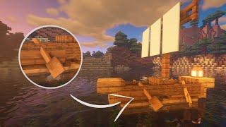 Маленький кораблик в Майнкрафт: How To Build a Tiny Boat: Minecraft