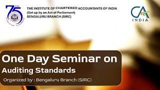 One day Seminar On Auditing Standards (Technical Session 5)