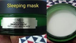 The Body Shop Drops of Youth  Sleeping Mask| Drops of Youth|honest and detail Review in Urdu