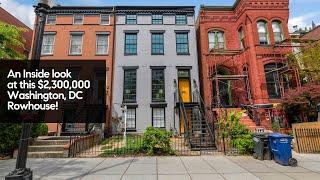 Luxury Row House in Washington, DC | Inside a $2.3 MILLION ROW HOUSE!!