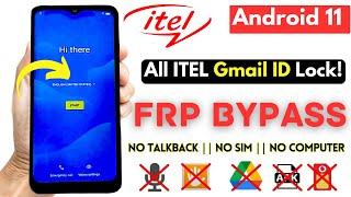 -Unlock All ITEL FRP Bypass Android 11/12 [Without PC] -Unlock Itel Frp 2024 Google Account Bypass!