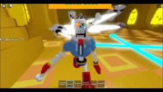 Disbelief Papyrus Gameplay All Phases Roblox Undertale Judgement Day.