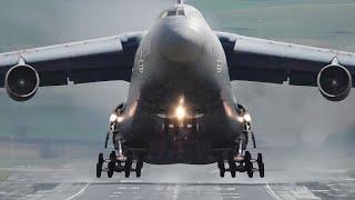 Skilled US Pilot Takes Off Fully Loaded C-5 Galaxy At Full Throttle