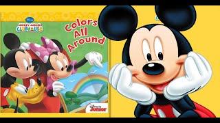 Mickey Mouse Clubhouse Full Episodes | Colors All Around | Book Read Aloud | Mickey Mouse