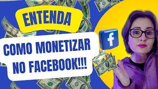 Aprenda a monetizar no Facebook 2023 #facebook #rendaextra