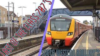 Last of the class 707’s for South Western Railway