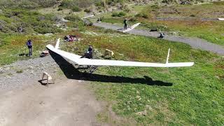 KW MkII Rigid Wing Class II Hang Glider - Drone View