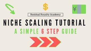 Scaling Niches 101: How To Scale Only PROFITABLE Niches | KDP Low Content Self-Publishing Tutorial 