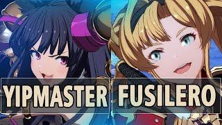 GBVS: Yipmaster (Yuel) Vs Fusilero (Zeta) | High Level Gameplay.