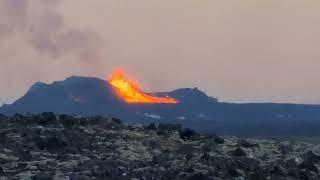 The volcano is well visible from Trail A. From.my hike there. 29.11.2024