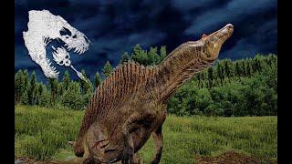 THE ISLE - SPINO VS ANKYS FIGHT! GAMEPLAY! DINONERDS!