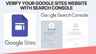 How to Verify Google Sites Website with Google Search Console