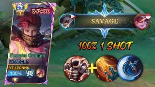 26 KILLS + 2x MANIAC + SAVAGE!! TRY THIS GRANGER BEST 1 SHOT BUILD FOR SOLO RANKED 2024 