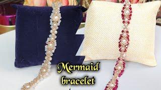 Mermaid bracelet/ DIY  Beaded bracelet/ Beading tutorials/ How to make bracelet?