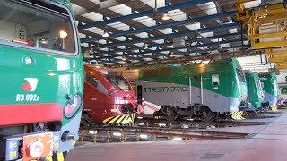 OPEN DAY DI TRENORD/ DEPOSIT OF TRENORD TRAINS OF "MILANO FIORENZA " - "RHO FIERA" STATION.