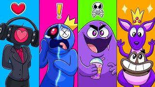 20 GARTEN of BANBAN,SIKIBIDI, GRIMACE SHAKE & RAINBOW FRIENDS ANIMATION COMPILATION!