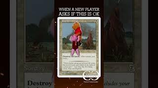 Is Mass Land Destruction OK? - MTG Casual Commander #mtg #landdestruction #notok #meme #fyp