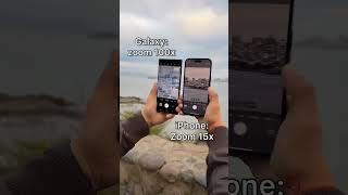 Samsung Galaxy S23 Ultra vs iPhone 14 Pro Zoom Test 