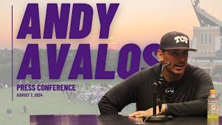 TCU Defensive Coordinator Andy Avalos Press Availability | August 7, 2024