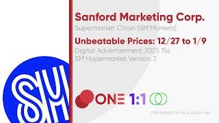 SM Hypermarket Unbeatable Prices Digital Ad 12/27 2024-1/9 2025 10s x2 (PH, v3) [1:1/ST]