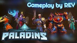 PALADINS | by REY | Первый бой | gameplay | Бесплатный overwatch | Захват точки | Командный бой |