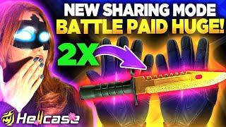 NEW SHARING MODE PAID HUGE ON HELLCASE !! !?| Hellcase Promo Code 2024 | Hellcase Case Opening |