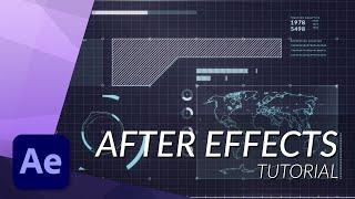 How to make an Awesome Futuristic HUD in After Effects - TUTORIAL (Part 1)