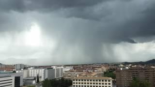 TL18: Beautiful storm passing by in Pamplona