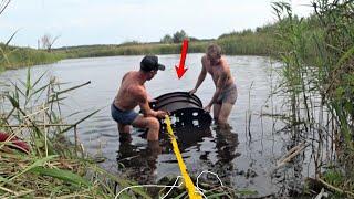 Я был В ШОКЕ, ЧТО ЛЕЖАЛО в воде! КЛАДБИЩЕ СОВЕТСКОЙ техники ПО НАВОДКЕ ДЕДА!