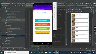 Part#8 Restaurant App in Android Studio  with Google Map api Integration ,Android app development