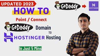 How to Connect GoDaddy Domain with Hostinger Hosting | Point Godaddy Domain to Hostinger | 2023 New