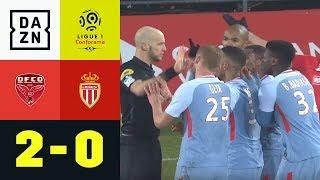 Naldo fliegt bei der Schmach von Dijon vom Platz: Dijon - AS Monaco 2:0 | Ligue 1 | DAZN Highlights