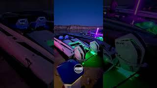 Lake Nights #lakepowell #dcb #madprops #highperformanceboats #speedboats #boatlights