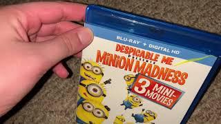 Desplcable me present’s minion madness 3 mini movie’s on Blu Ray