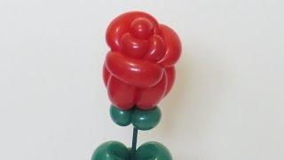 One balloon Rose flower (Subtitles)