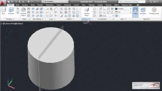 AutoCAD Creates a section object that acts as a cutting plane through 3D objects