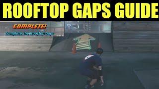 How to "Complete the Rooftop Gaps" Downtown GOAL Challenge Location Guide - Tony Hawk Pro Skater 1+2