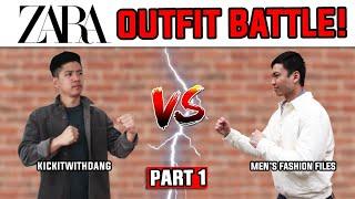 Zara Haul Outfit Battle 2021 vs. Men's Fashion Files | Who YOU Got?? (Part 1)