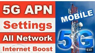 2024 New 5G Apn Settings to Get 900MB/s Speed Any Time in All Network | jio 5g apn satting 2024