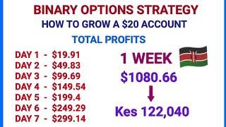 Easy Way To Grow A $20 Account In Binary Options