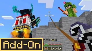 WEAPONS, ARMORS, TOOLS ADDON Brings 45 New Items to Minecraft Bedrock Survival!