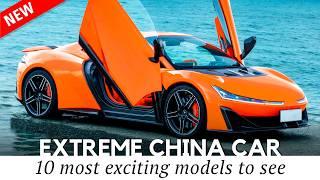 Top 10 Extreme Supercars by Chinese Automakers: Record Speeds at Lowest Prices?